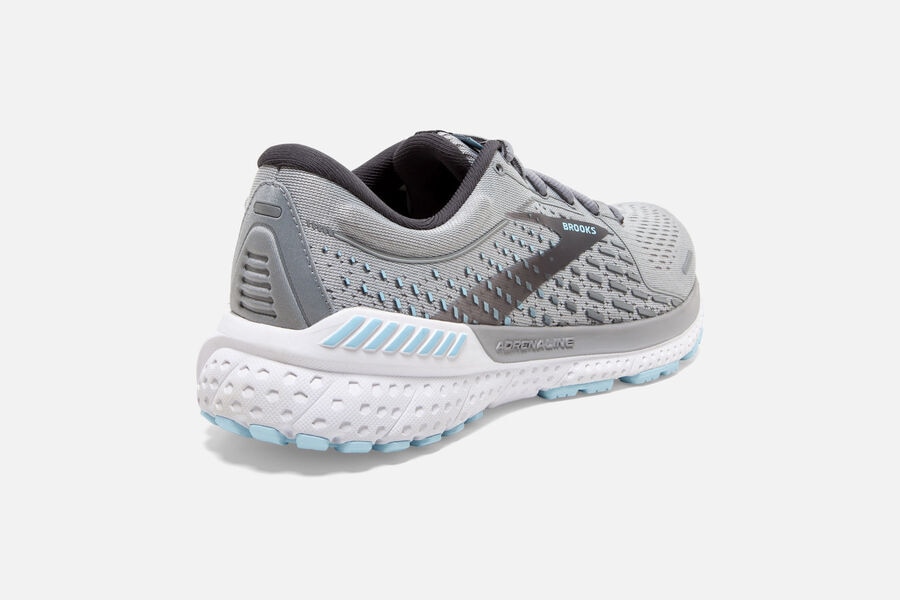 Brooks Israel Adrenaline GTS 21 Road Running Shoes Womens - Grey - DTZ-865039